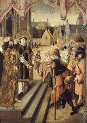 unknow artist Saint Lawrence Showing the Prefect Decius the Treasures of the Church France oil painting artist